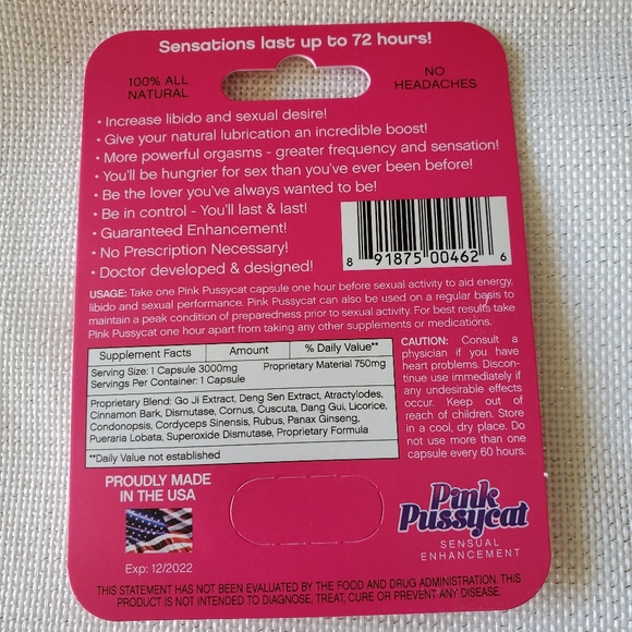Pink Pussycat Other  Pink Pussycat Sensual Enhancement Pill 